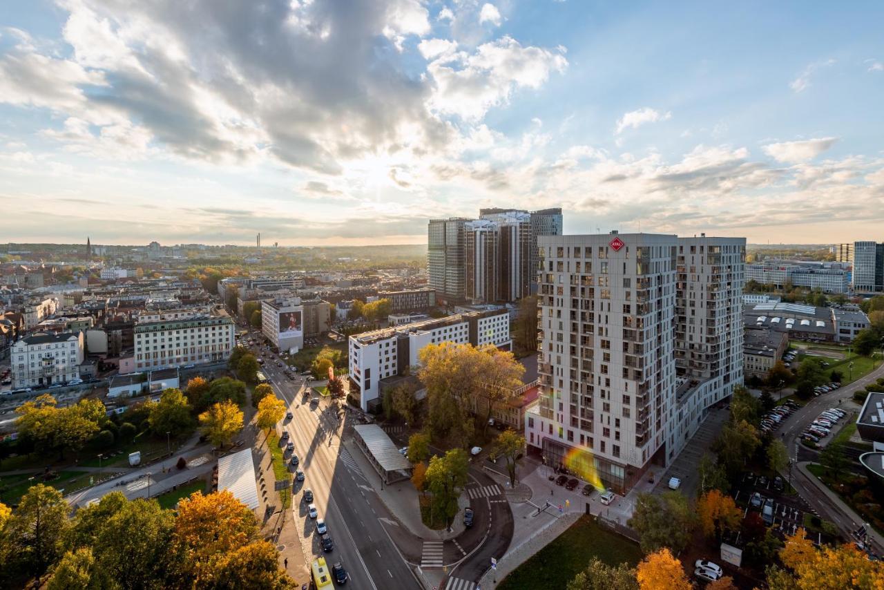 Kairos Apartments - Central - Parking, Scisle Centrum, 20 Pietro, Klimatyzacja 卡托维兹 外观 照片